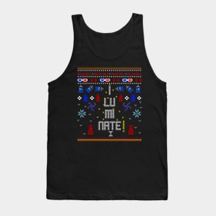 Dalek Ugly Sweater Iluminate Tank Top